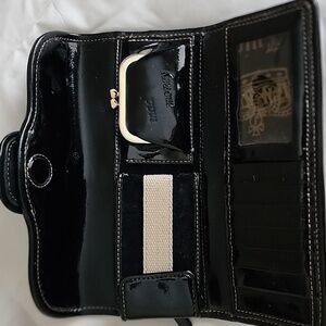 Juicy Couture Elegant Black and Gold Women's Wallet